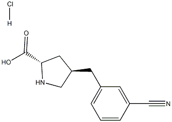(2S,4R)-4-(3-cyanobenzyl)pyrrolidine-2-carboxylic acid hydrochloride