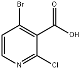 4-BroMo-2-chloropyridine-3-carboxylic acid Structural