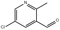 5-chloro-2-Methylnicotinaldehyde Structural