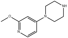 1-(2-Methoxy-pyridin-4-yl)-piperazine Structural