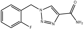 Rufinamide Related Compound A (25 mg) (1-(2-Fluorobenzyl)-1H-1,2,3-triazole-4-carboxamide) Structural