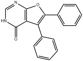 Furo[2,3-d]pyriMidin-4(3H)-one, 5,6-diphenyl- Structural