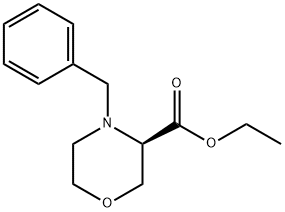ethyl (3R)-4-benzylMorpholine-3-carboxylate Structural