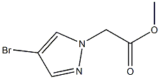 Methyl 2-(4-broMo-1H-pyrazol-1-yl)acetate Structural