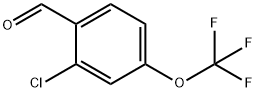 2-Chloro-4-trifluoroMethoxy-benzaldehyde Structural