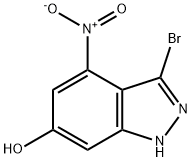 3-BROMO-6-HYDROXY-4-NITRO1H-INDAZOLE