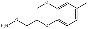 O-(2-(2-Methoxy-4-Methylphenoxy)ethyl)hydroxylaMine Structural