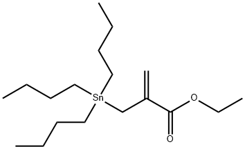 Ethyl 2-[(tributylstannyl)methyl]acrylate Structural