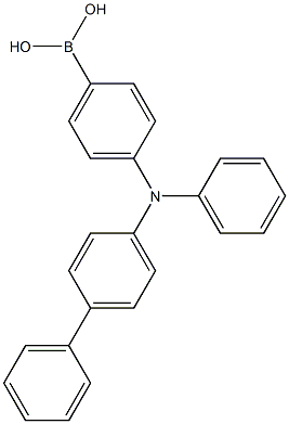 B-[4-([1,1'-Biphenyl]-4-ylphenylaMino)phenyl]boronic acid Structural