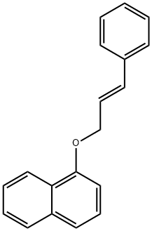 1-[[(2E)-3-Phenyl-2-propen-1-yl]oxy]naphthalene Structural