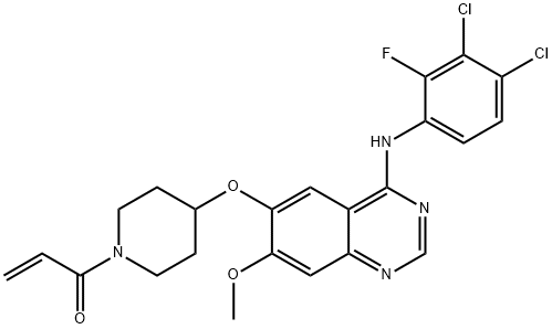 Poziotinib (HM781-36B) Structural