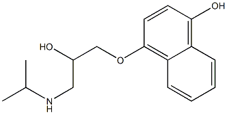 4-Hydroxy propranolol Structural