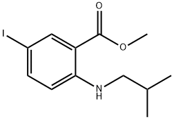 Methyl 5-iodo-2-(isobutylaMino)benzoate Structural