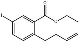 Ethyl 2-(but-3-en-1-yl)-5-iodobenzoate Structural