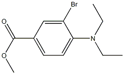 Methyl 3-broMo-4-(diethylaMino)benzoate Structural