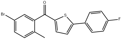 (5-broMo-2-Methylphenyl)(5-(4-fluorophenyl)thiophen-2-yl)Methanone