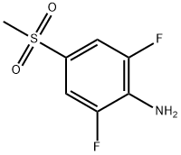 2,6-Difluoro-4-(Methylsulfonyl)aniline Structural Picture
