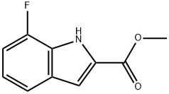 Methyl 7-fluoro-1H-indole-2-carboxylate Structural