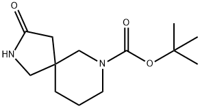 tert-Butyl 3-oxo-2,7-diazaspiro[4.5]decane-7-carboxylate Structural