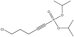 diisopropyl (5-chloropent-1-yn-1-yl)phosphonate Structural