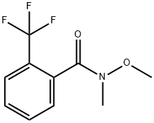 N-Methoxy-N-Methyl-2-(trifluoroMethyl)benzaMide Structural