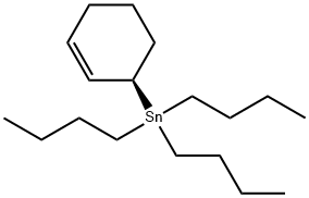 Tributyl(1R)-2-cyclohexen-1-yl-stannane Structural