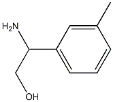 2-AMino-2-(3-Methylphenyl)ethan-1-ol Structural