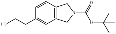 tert-butyl 5-(2-hydroxyethyl)isoindoline-2-carboxylate Structural