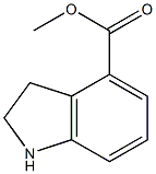 4-Methoxycarbonyl-2,3-dihydro-1H-indoline Structural