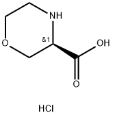 (R)-Morpholine-3-carboxylic acid HCl Structural