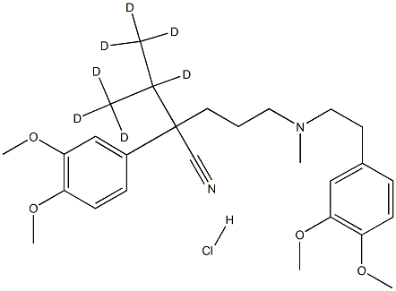 VerapaMil-d7 Hydrochloride Structural