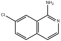 7-Chloroisoquinolin-1-aMine Structural