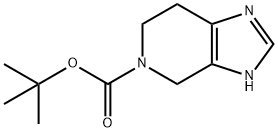 tert-Butyl 1H,4H,5H,6H,7H-imidazo[4,5-c]pyridine-5-carboxylate Structural