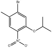 1-BroMo-5-isopropoxy-2-Methyl-4-nitrobenzene Structural