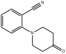 2-(4-oxopiperidin-1-yl)benzonitrile Structural