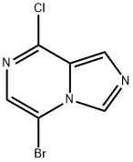 IMidazo[1,5-a]pyrazine, 5-broMo-8-chloro- Structural