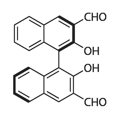 R-2,2'-dihydroxy-[1,1'-Binaphthalene]-3,3'-dicarboxaldehyde Structural