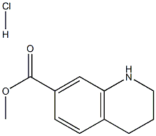 Methyl 1,2,3,4-tetrahydroquinoline-7-carboxylate hydrochloride Structural