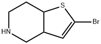 Thieno[3,2-c]pyridine, 2-broMo-3a,4,5,6,7,7a-hexahydro- Structural