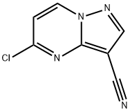 5-Chloropyrazolo[1,5-a]pyriMidine-3-carbonitrile Structural