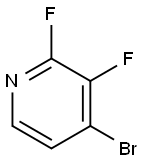 4-BroMo-2,3-difluoropyridine Structural