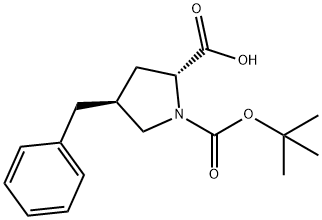 (2S,4R)-4-benzyl-1-(tert-butoxycarbonyl)pyrrolidine-2-carboxylic acid