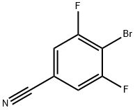 4-broMo-3,5-difluorobenzonitrile Structural