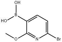 6-BroMo-2-Methoxypyridine-3-boronic acid Structural