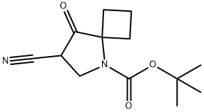 tert-butyl 7-cyano-8-oxo-5-azaspiro[3.4]octane-5-carboxylate Structural