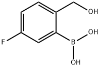 5-Fluoro-2-hydroxymethylphenylboronic acid Structural