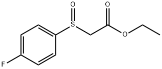 ethyl 2-(4-fluorophenylsulfinyl)acetate Structural