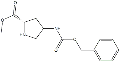 L-Proline, 4-[[(phenylMethoxy)carbonyl]aMino]-, Methyl ester Structural