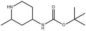 tert-butyl (2-Methylpiperidin-4-yl)carbaMate Structural