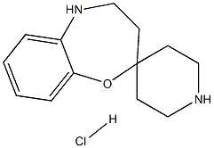 Spiro[1,5-benzoxazepine-2(3H),4'-piperidine], 4,5-dihydro-, hydrochloride Structural